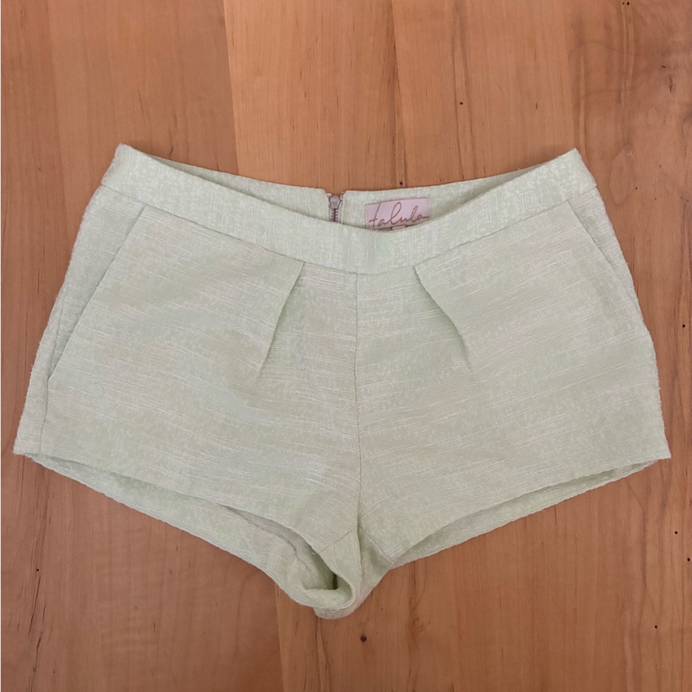 Talula Green High Waist Women's Shorts